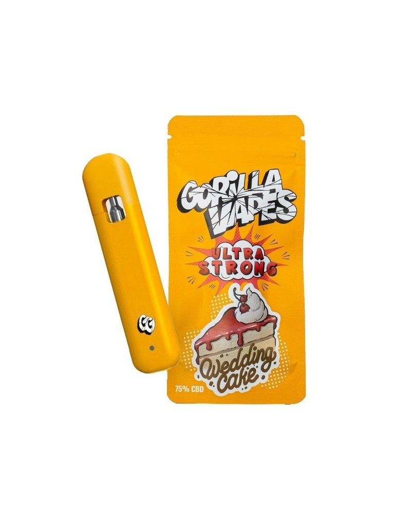 Gorilla Vape CBD 75% Gorilla Grillz 'Wedding Cake'